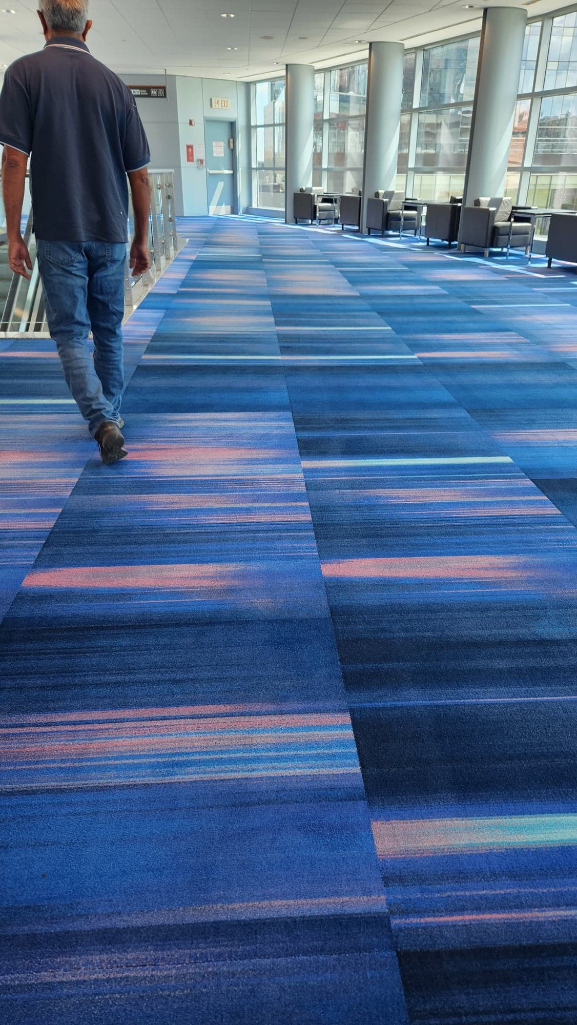 Skywalk Carpet Installation